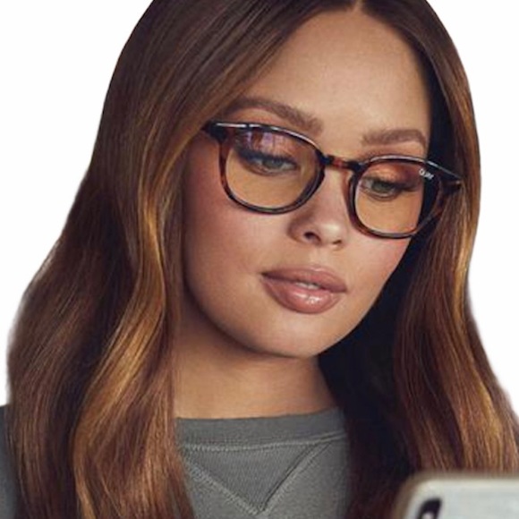 QUAY Walk On Blue Light Glasses Tortoise Frame Bluelight Blocking Lens Unisex - Picture 4 of 6